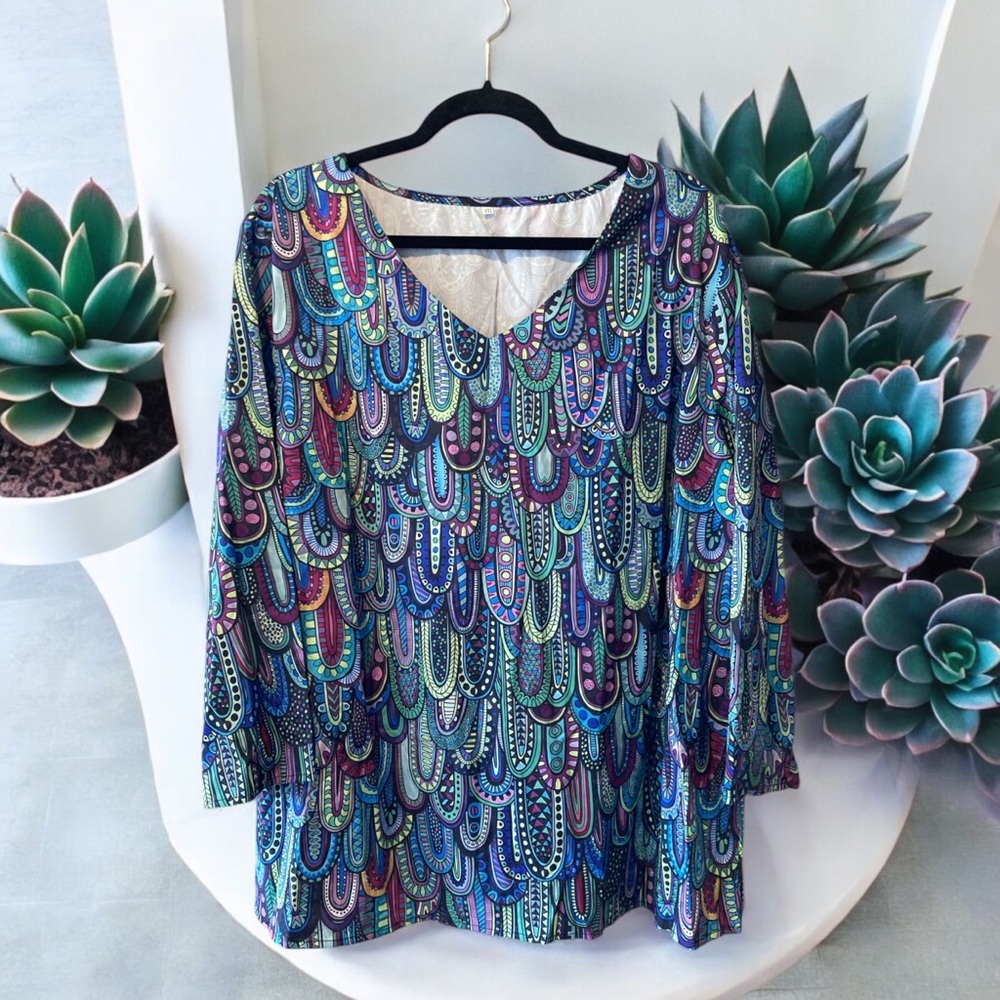 Colourful Patterned Top - Picture 5 of 13